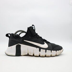 Nike Free Metcon 4 Women's 9 Black White Training Running Sneakers CJ6314-010